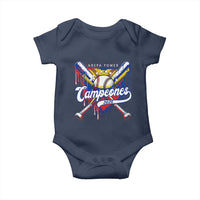 Venezuela Campeones Baseball Championship 2026 Baby Onesie Home Plate Drip