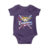 Venezuela Campeones Baseball Championship 2026 Baby Onesie Home Plate Drip