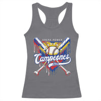 Venezuela Campeones Baseball Championship 2026 Racerback Tank Top Home Plate Drip