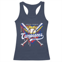 Venezuela Campeones Baseball Championship 2026 Racerback Tank Top Home Plate Drip
