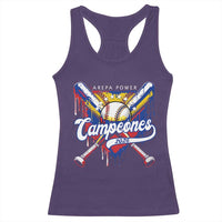 Venezuela Campeones Baseball Championship 2026 Racerback Tank Top Home Plate Drip