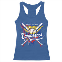 Venezuela Campeones Baseball Championship 2026 Racerback Tank Top Home Plate Drip