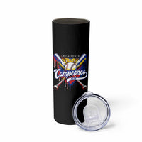 Venezuela Campeones Baseball Championship 2026 Skinny Tumbler Home Plate Drip