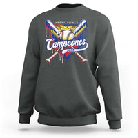 Venezuela Campeones Baseball Championship 2026 Sweatshirt Home Plate Drip