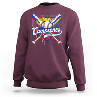 Venezuela Campeones Baseball Championship 2026 Sweatshirt Home Plate Drip