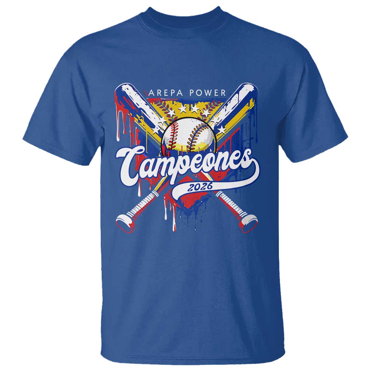 Venezuela Campeones Baseball Championship 2026 T Shirt Home Plate Drip