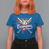 Venezuela Campeones Baseball Championship 2026 T Shirt For Women Home Plate Drip