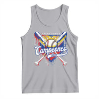 Venezuela Campeones Baseball Championship 2026 Tank Top Home Plate Drip