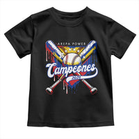Venezuela Campeones Baseball Championship 2026 Toddler T Shirt Home Plate Drip
