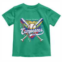 Venezuela Campeones Baseball Championship 2026 Toddler T Shirt Home Plate Drip