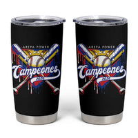 Venezuela Campeones Baseball Championship 2026 Tumbler Cup Home Plate Drip