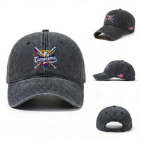Venezuela Campeones Baseball Championship 2026 Washed Cotton Baseball Cap Home Plate Drip