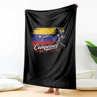 Venezuela Campeones Del Mundo Baseball Championship Throw Blanket