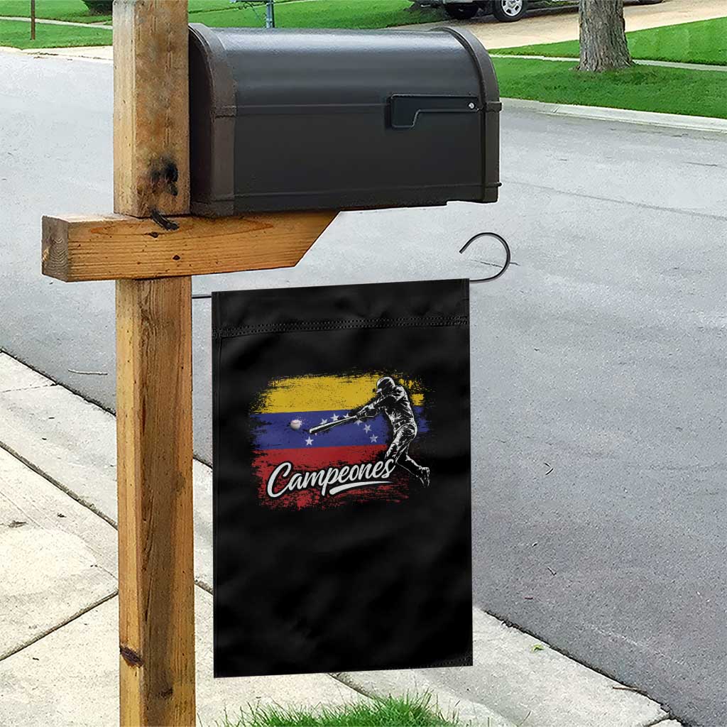 Venezuela Campeones Del Mundo Baseball Championship Garden Flag