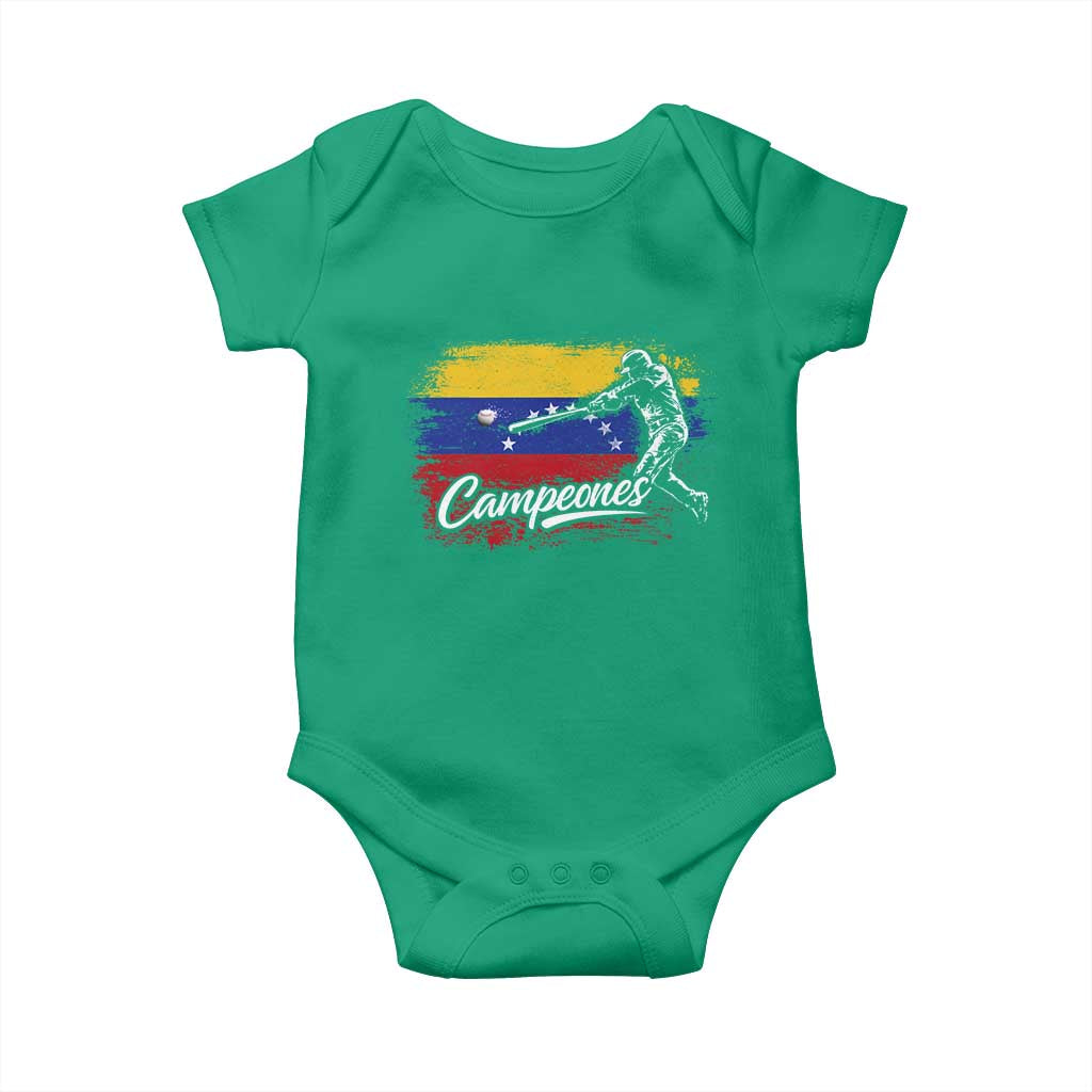Venezuela Campeones Del Mundo Baseball Championship Baby Onesie