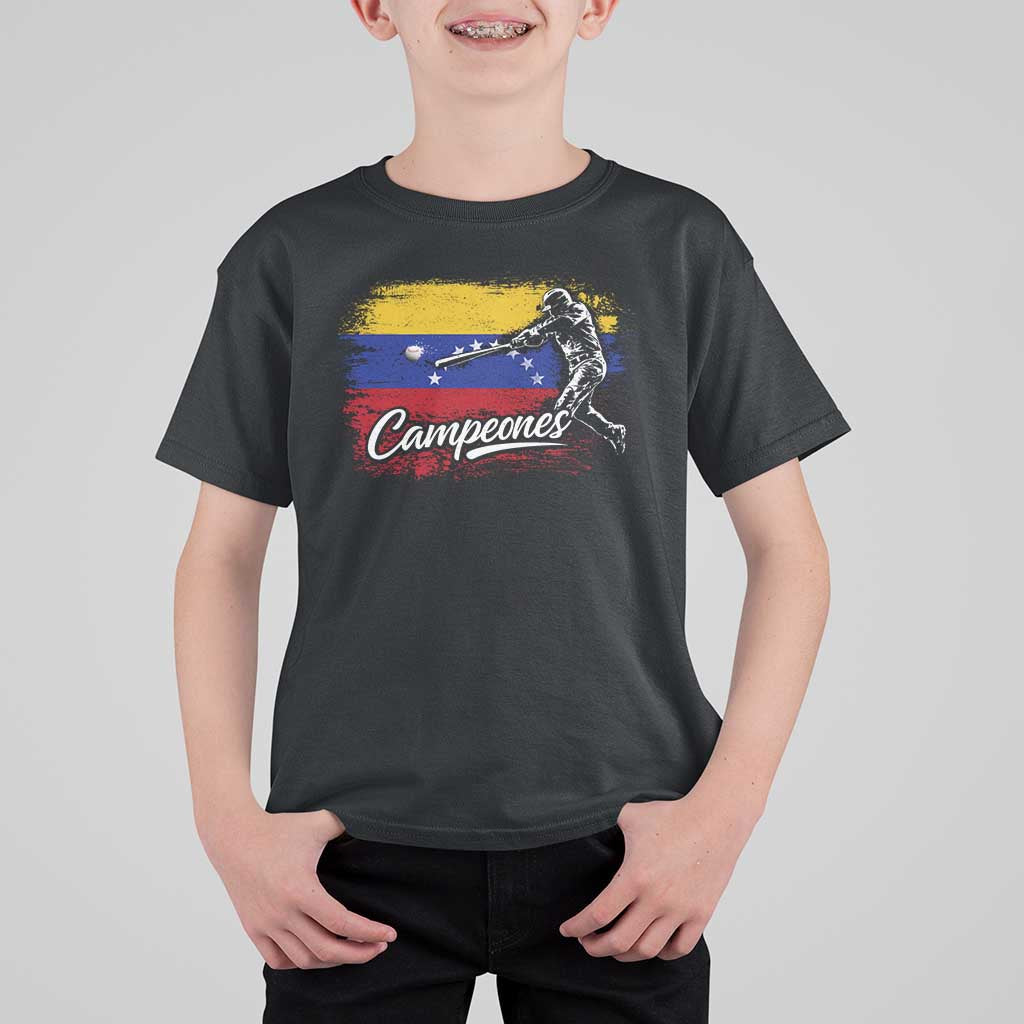 Venezuela Campeones Del Mundo Baseball Championship T Shirt For Kid