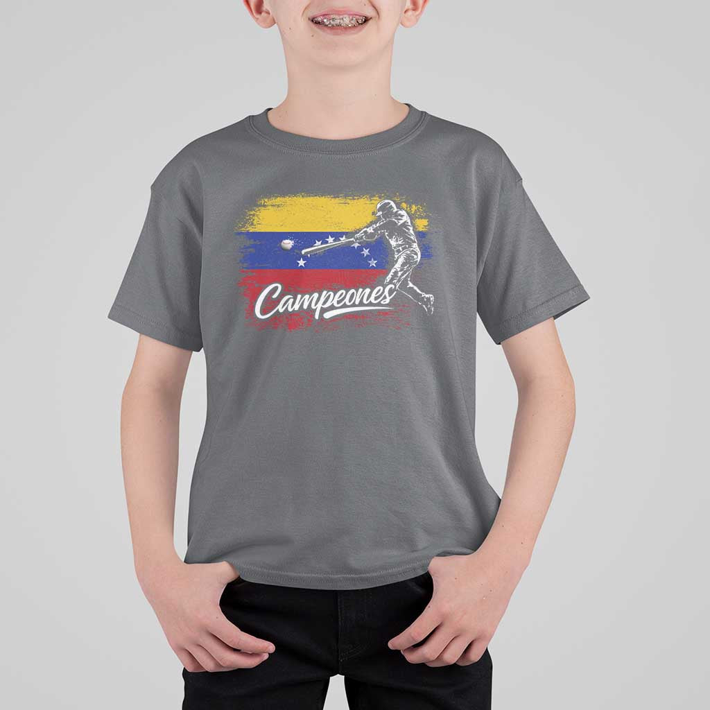 Venezuela Campeones Del Mundo Baseball Championship T Shirt For Kid