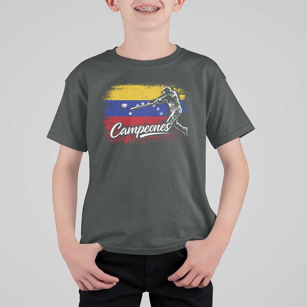 Venezuela Campeones Del Mundo Baseball Championship T Shirt For Kid