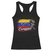 Venezuela Campeones Del Mundo Baseball Championship Racerback Tank Top