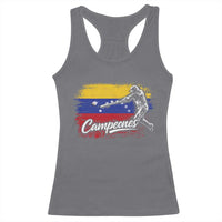 Venezuela Campeones Del Mundo Baseball Championship Racerback Tank Top