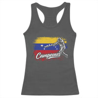 Venezuela Campeones Del Mundo Baseball Championship Racerback Tank Top