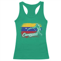 Venezuela Campeones Del Mundo Baseball Championship Racerback Tank Top