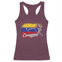 Venezuela Campeones Del Mundo Baseball Championship Racerback Tank Top