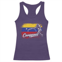 Venezuela Campeones Del Mundo Baseball Championship Racerback Tank Top