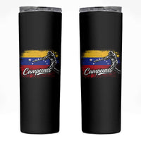 Venezuela Campeones Del Mundo Baseball Championship Skinny Tumbler
