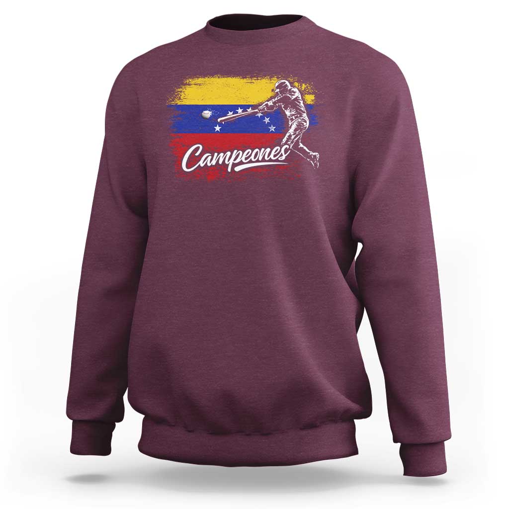 Venezuela Campeones Del Mundo Baseball Championship Sweatshirt