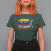 Venezuela Campeones Del Mundo Baseball Championship T Shirt For Women