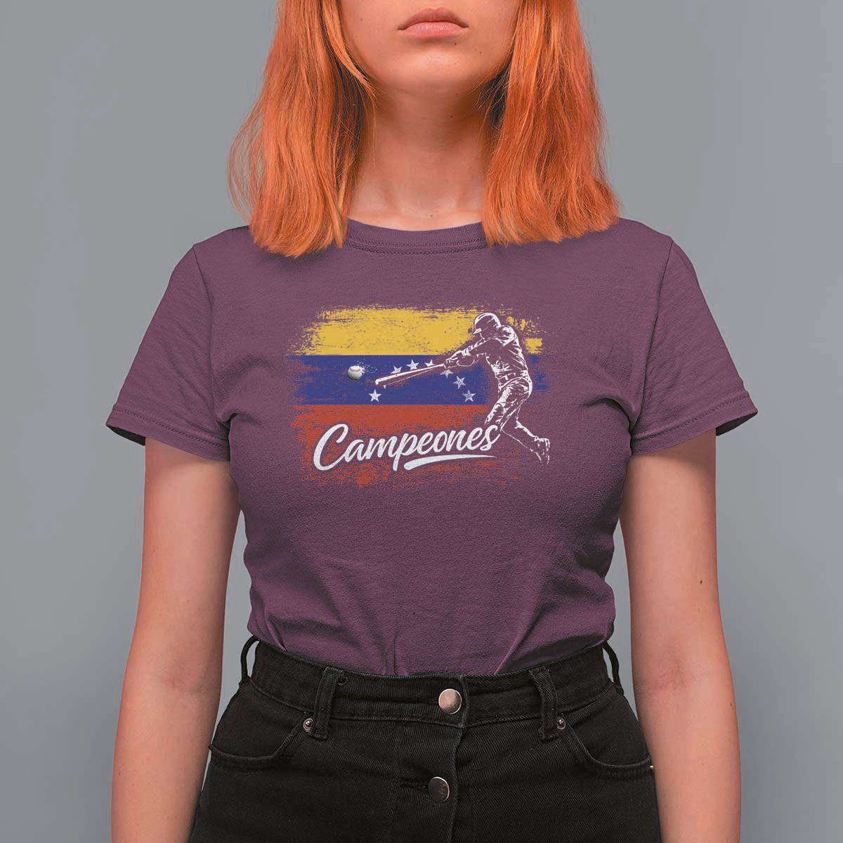 Venezuela Campeones Del Mundo Baseball Championship T Shirt For Women