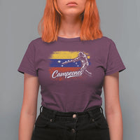 Venezuela Campeones Del Mundo Baseball Championship T Shirt For Women