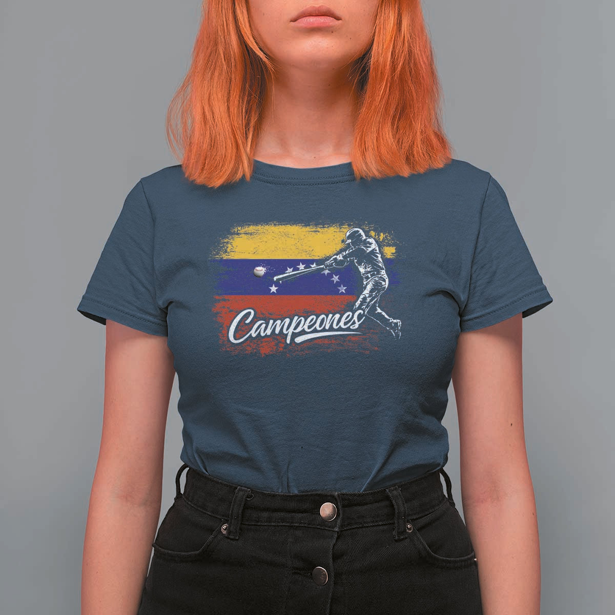 Venezuela Campeones Del Mundo Baseball Championship T Shirt For Women