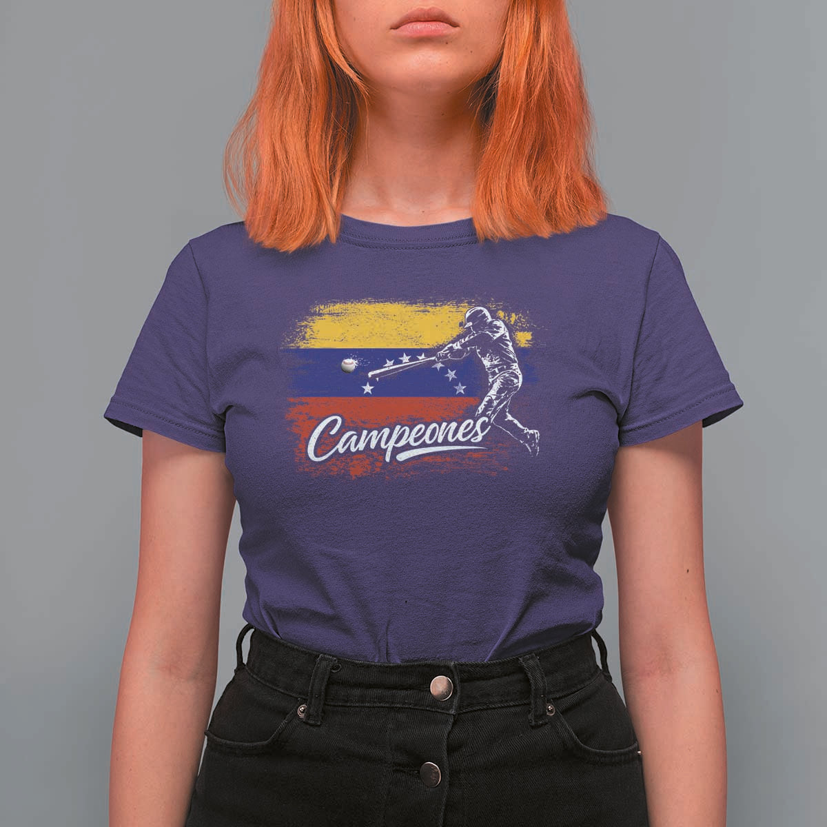 Venezuela Campeones Del Mundo Baseball Championship T Shirt For Women