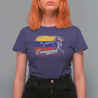 Venezuela Campeones Del Mundo Baseball Championship T Shirt For Women