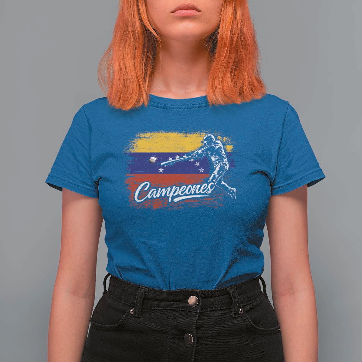 Venezuela Campeones Del Mundo Baseball Championship T Shirt For Women