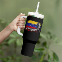 Venezuela Campeones Del Mundo Baseball Championship Tumbler With Handle