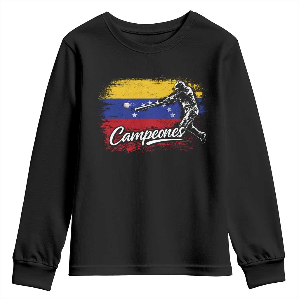Venezuela Campeones Del Mundo Baseball Championship Youth Sweatshirt