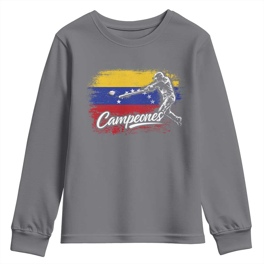Venezuela Campeones Del Mundo Baseball Championship Youth Sweatshirt