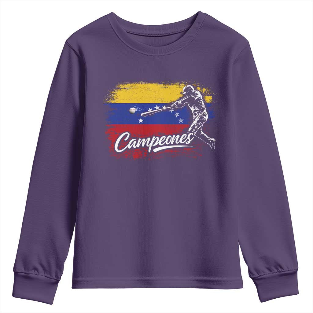 Venezuela Campeones Del Mundo Baseball Championship Youth Sweatshirt