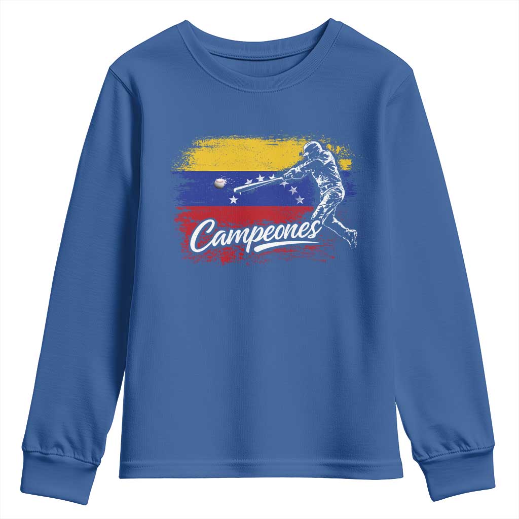 Venezuela Campeones Del Mundo Baseball Championship Youth Sweatshirt