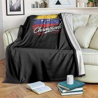 Venezuela Champions Baseball Batter Venezuelan Sport Fan Throw Blanket