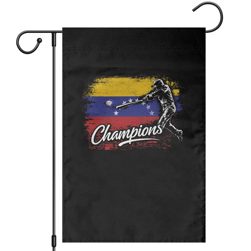 Venezuela Champions Baseball Batter Venezuelan Sport Fan Garden Flag