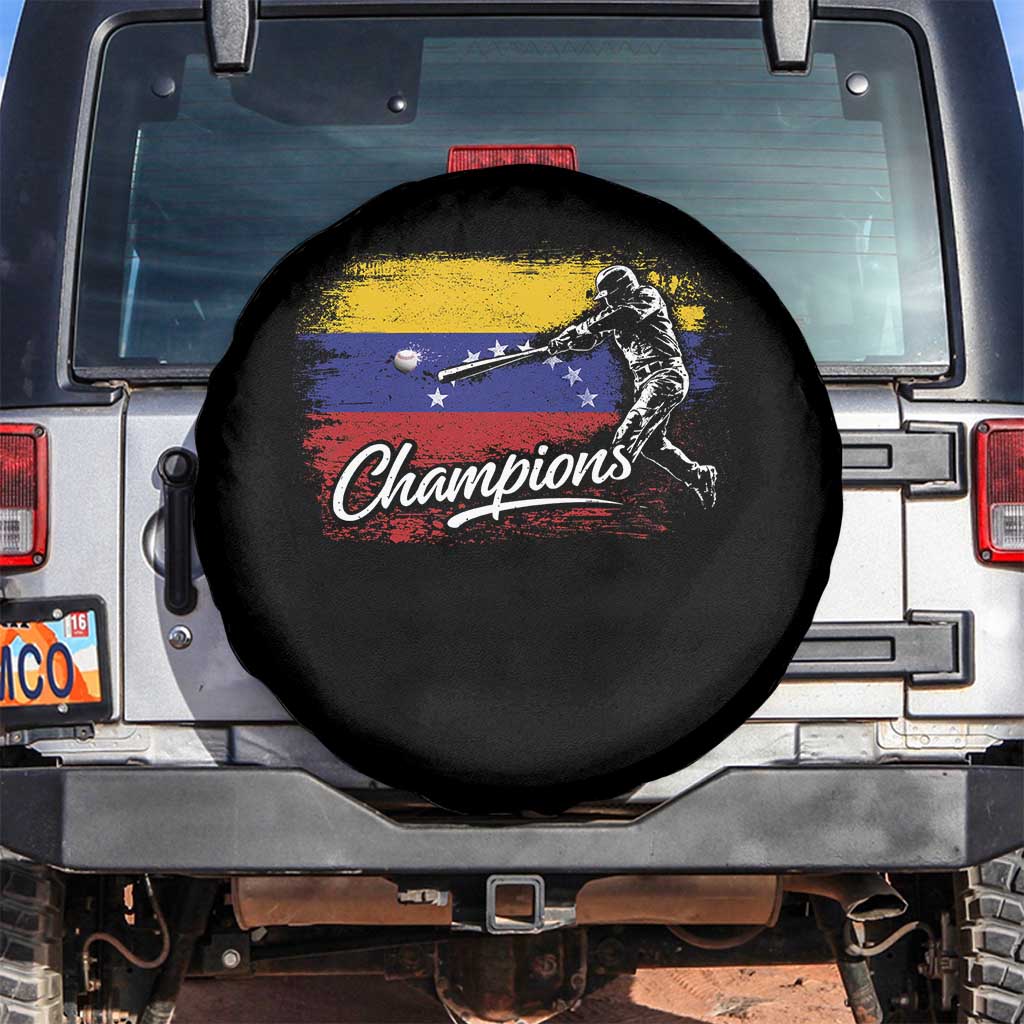 Venezuela Champions Baseball Batter Venezuelan Sport Fan Spare Tire Cover