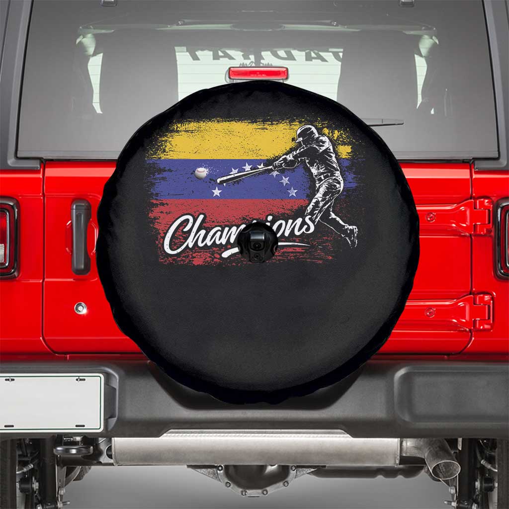 Venezuela Champions Baseball Batter Venezuelan Sport Fan Spare Tire Cover
