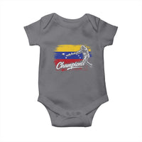 Venezuela Champions Baseball Batter Venezuelan Sport Fan Baby Onesie