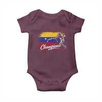 Venezuela Champions Baseball Batter Venezuelan Sport Fan Baby Onesie