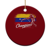 Venezuela Champions Baseball Batter Venezuelan Sport Fan Ceramic Ornament