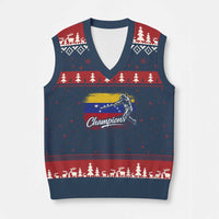 Venezuela Champions Baseball Batter Venezuelan Sport Fan V-Neck Knit Sweater Vest